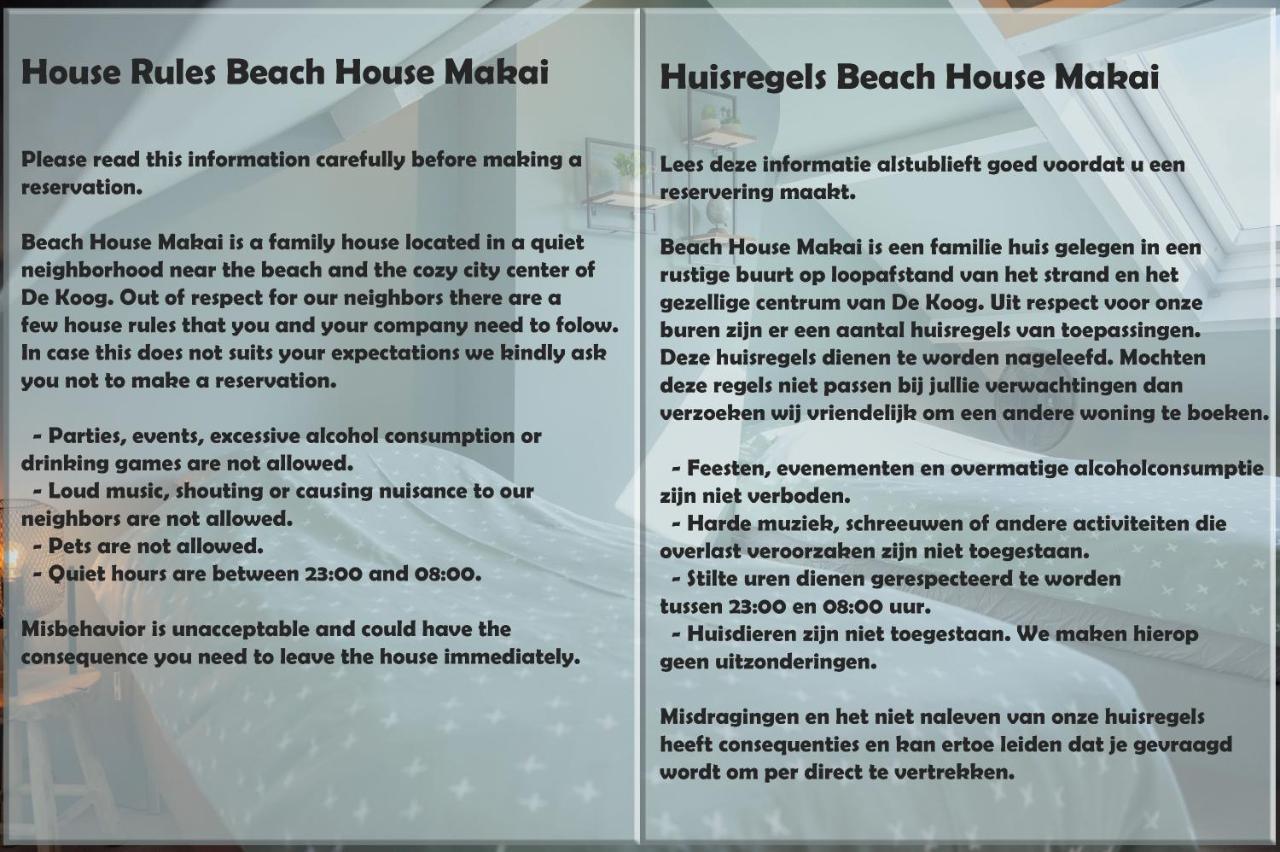 Beach House Makai - Family House With Finnish Sauna, 2 Bathrooms And Only Minutes From The Beach De Koog  Eksteriør billede